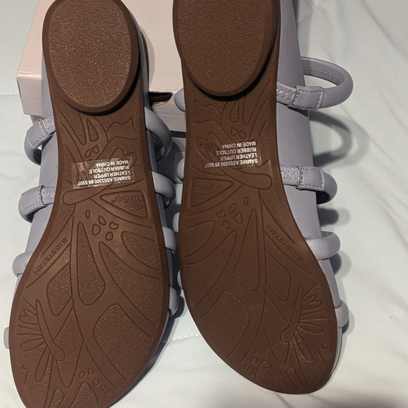 ABEO Sammie sandal. Dusty Blue size 9 NEW - Picture 2 of 3